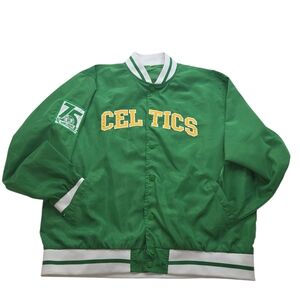 Boston Celtics Green Varsity Jacket 75th Anniversary 2XL NBA‎ Oversize